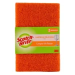Esponaja Fibra Cocina Naranja Scotch Brite 2 Un