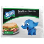 Servilleta Dia A Dia Blanca Scott 100Un