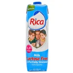 Leche Rica Semidescremada Sin Lactosa 2% Grasa 1 Lt